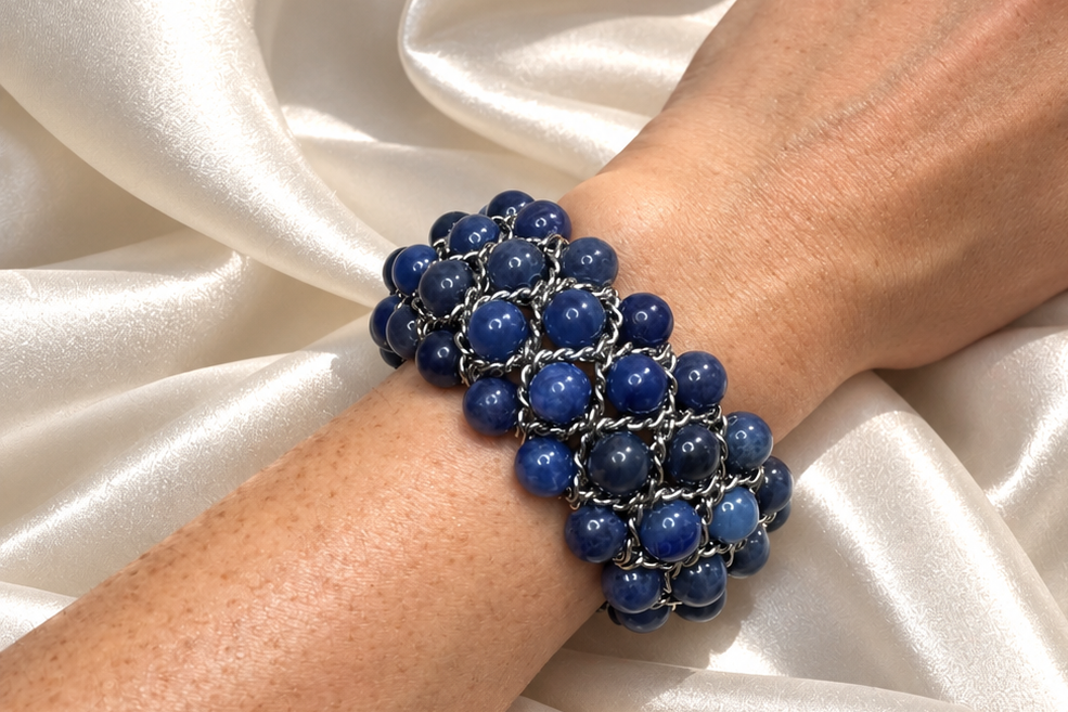 Aura Bracelet - Dark blue aventurine