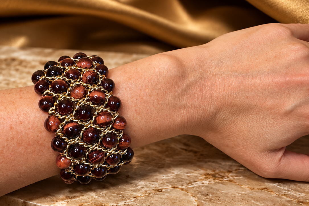 Aura Bracelet - Bull's Eye - five strands