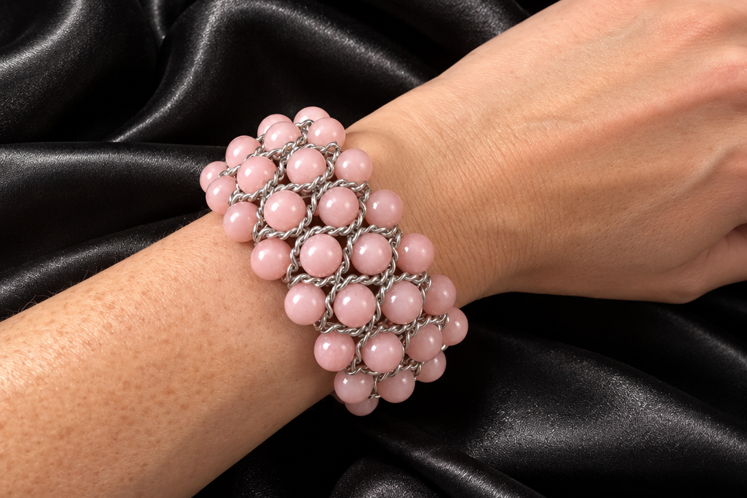 Aura Bracelet - Pink Opal