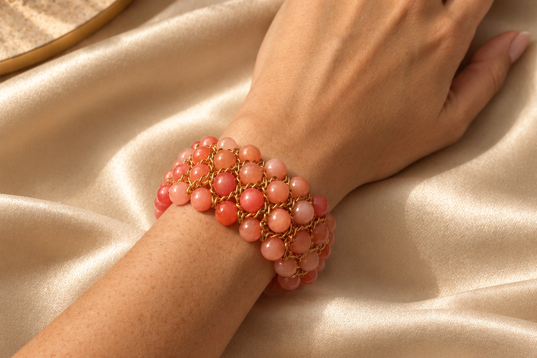 Aura Bracelet - Orange Calcite