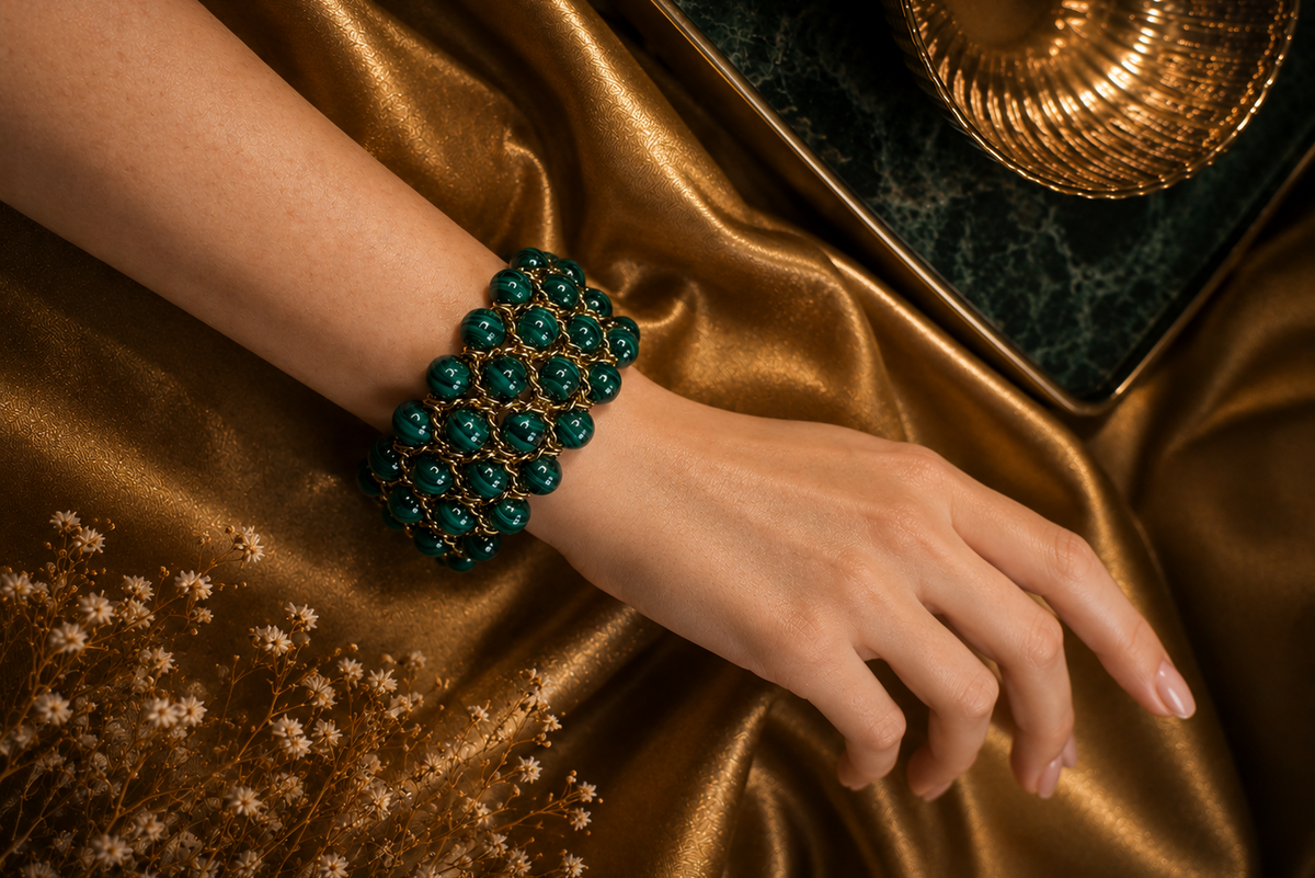 Aura Bracelet - Malachite