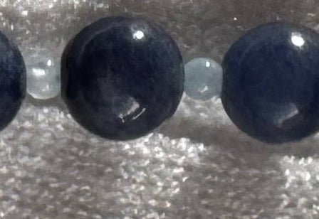 Collier Yalin - Aventurine bleue et Aigue-marine