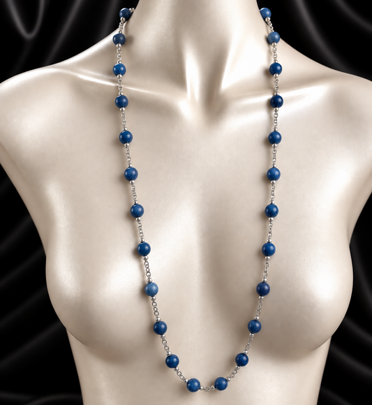 Collier Sophia - Aventurine bleue