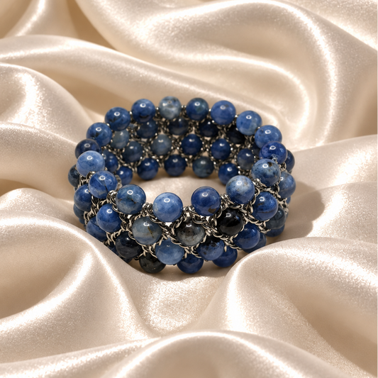 Bracelet Aura - Cyanite bleue