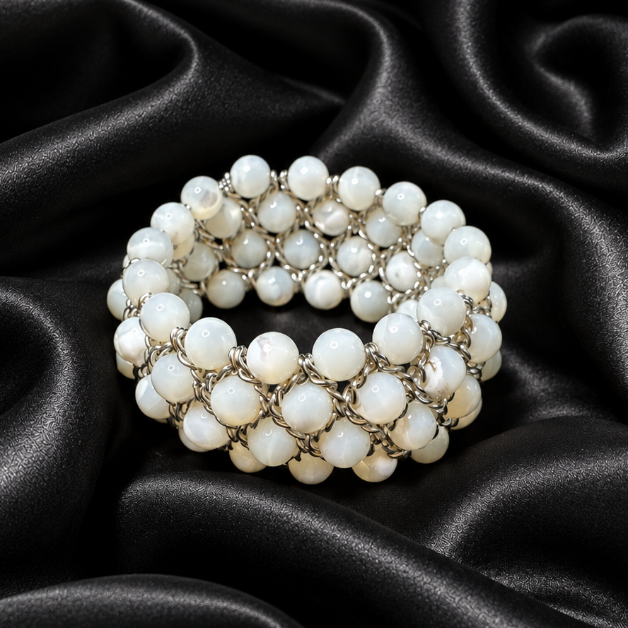 Aura Bracelet - White Mother-of-pearl