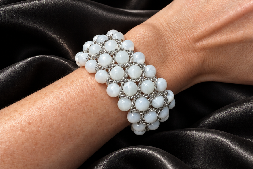 Aura Bracelet - White Mother-of-pearl