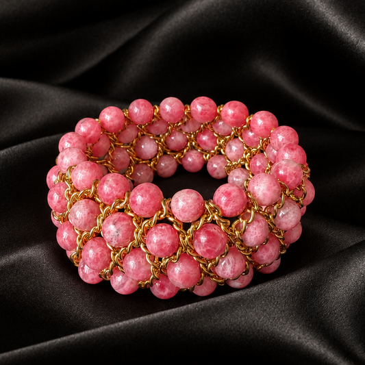 Bracelet Aura - Jade rose