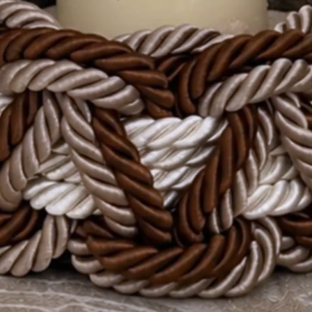 Brown, beige, ivory Candle holder