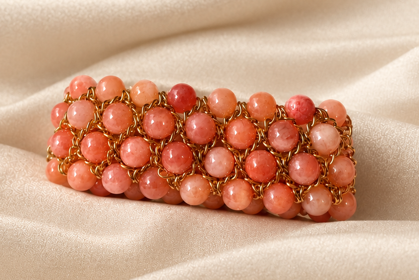 Aura Bracelet - Orange Calcite