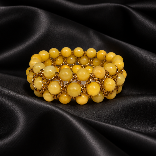 Bracelet Aura - Calcite jaune