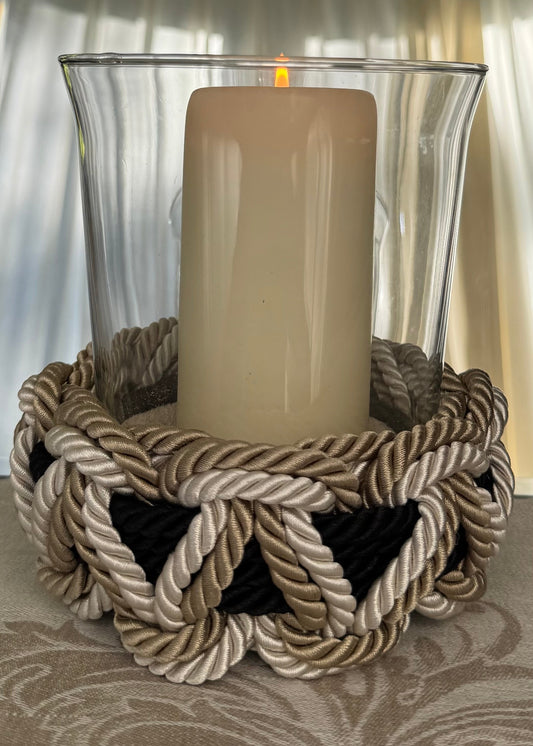Photophore Beige, Ivoire, noir