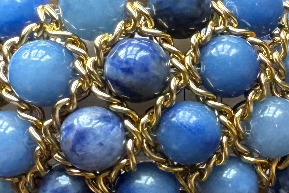 Bracelet Aura - Aventurine bleue et Sodalite