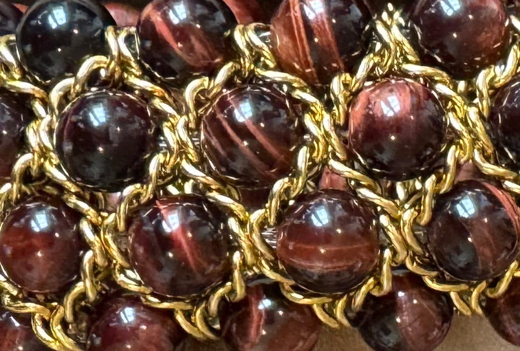 Bracelet Aura - Oeil de taureau - quatre rangs