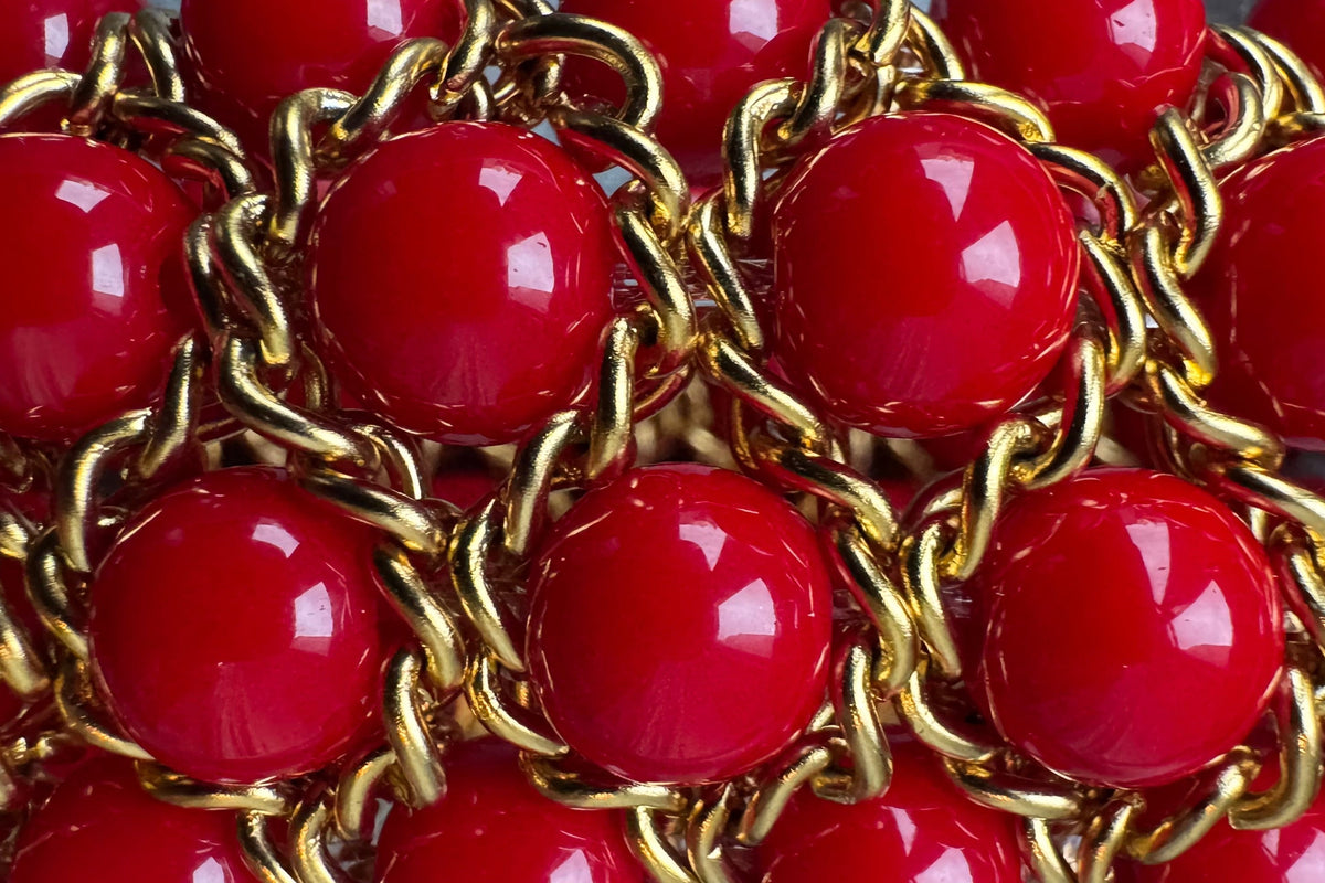 Aura Bracelet - Coral Red Agate