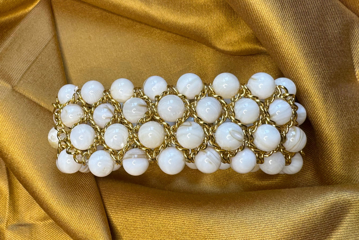 Aura Bracelet - Veined Mother-of-pearl
