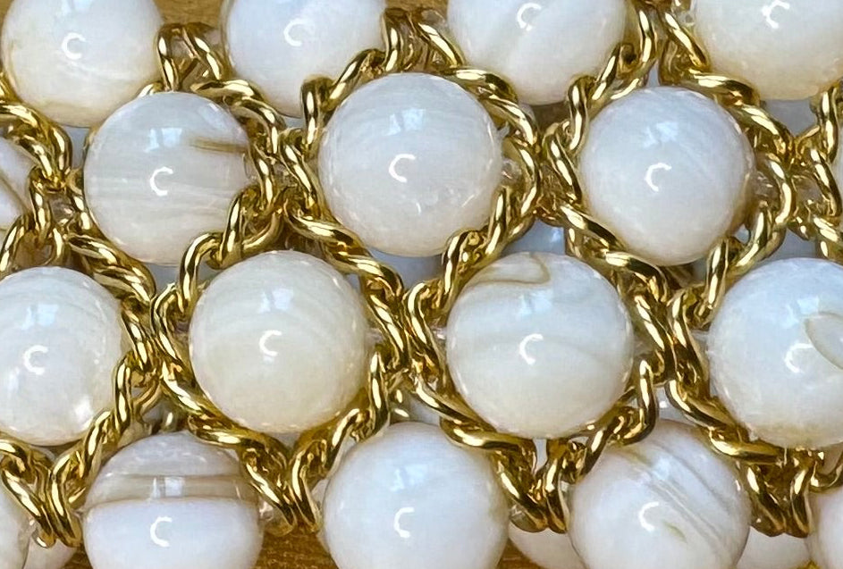 Aura Bracelet - Veined Mother-of-pearl