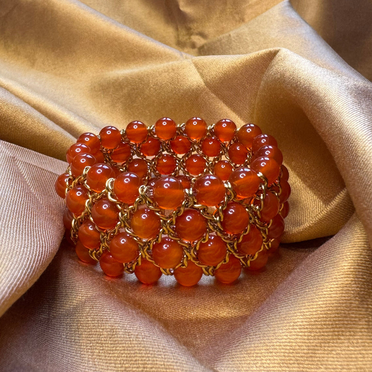 Aura Bracelet - Orange Agate