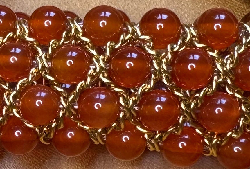 Aura Bracelet - Orange Agate