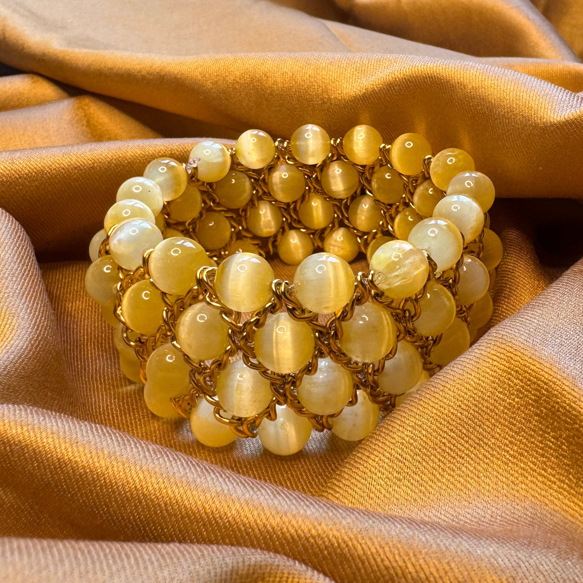 Aura Bracelet - Yellow Selenite
