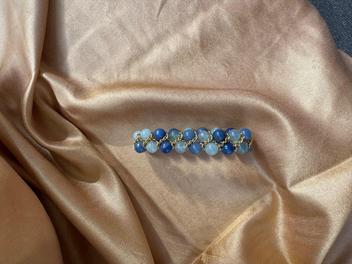 Aura Bracelet - Aquamarine and Aventurine